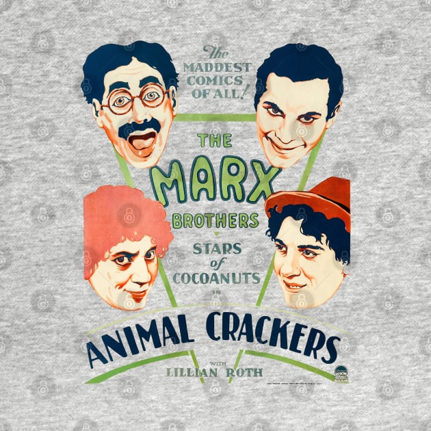 Animal Crackers Movie Poster by MovieFunTime